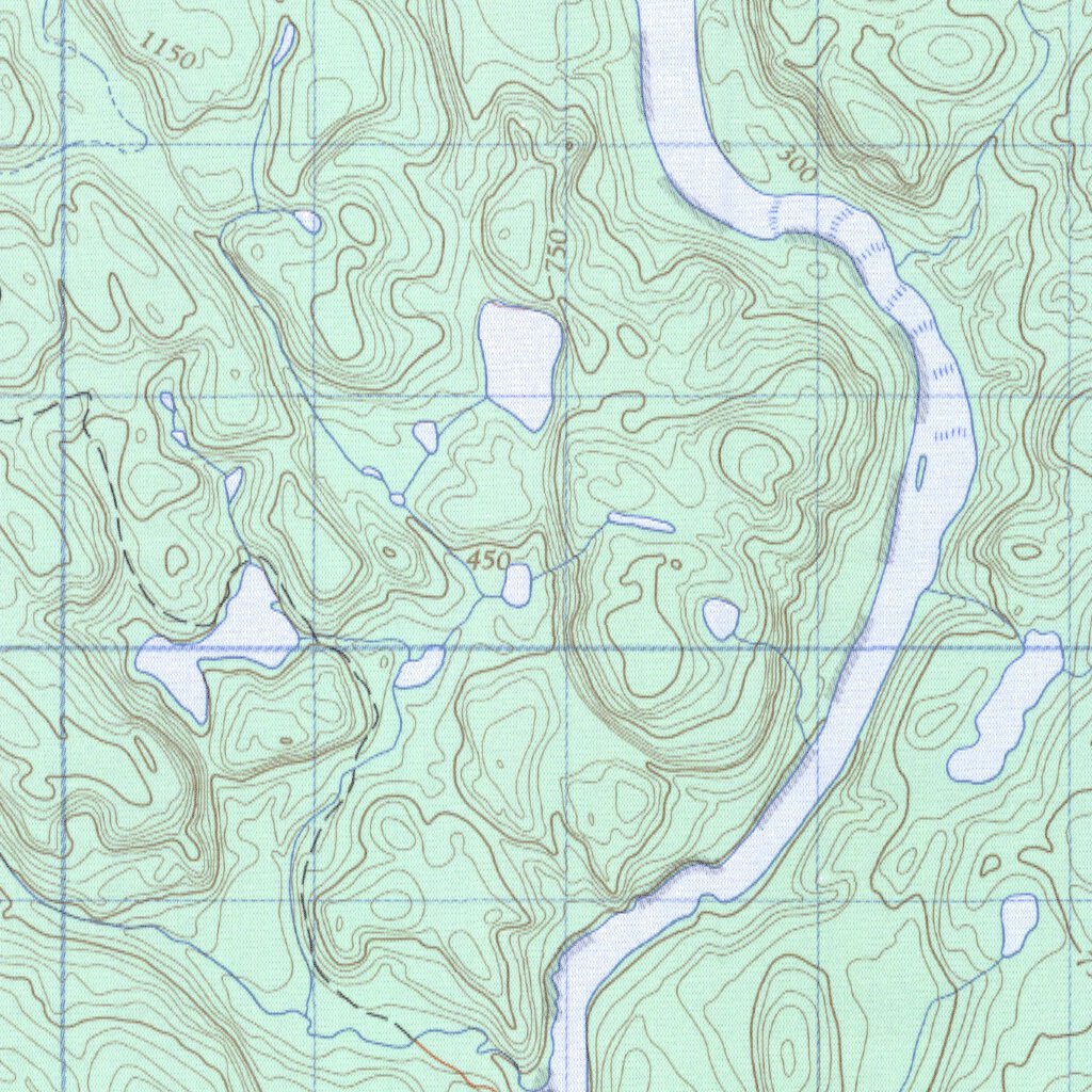Lac Au Loup Marin, QC (022F07 CanMatrix) Map by Natural Resources ...
