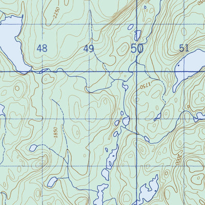 Lac Trémaudan, QC (022K05 CanMatrix)