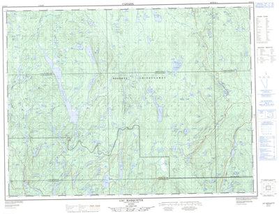 Lac Marquette, QC (032A13 CanMatrix)