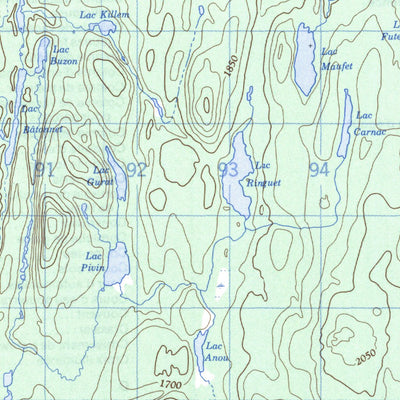 Lac Marquette, QC (032A13 CanMatrix)