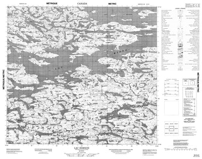 Lac Dornon, QC (034G03 CanMatrix)
