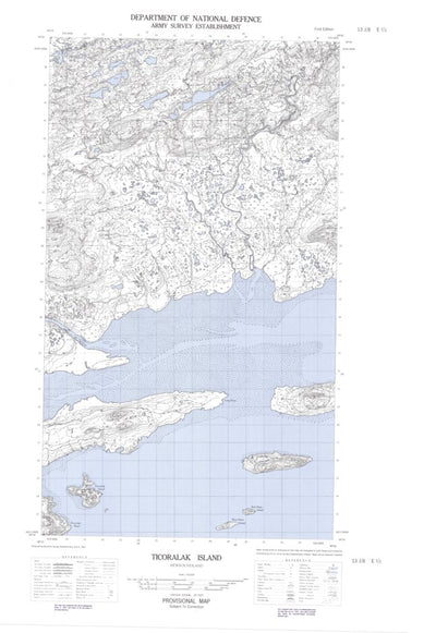 Ticoralak Island East, NL (013J08 CanMatrix)