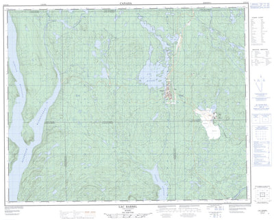 Lac Barbel, QC (022N16 CanMatrix)