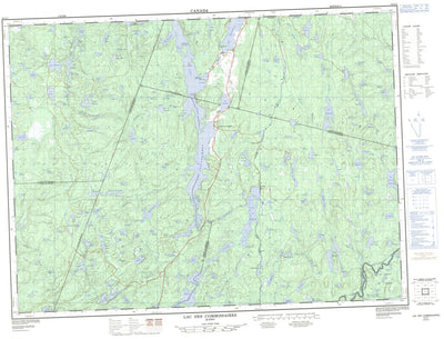 Lac Des Commissaires, QC (032A01 CanMatrix)