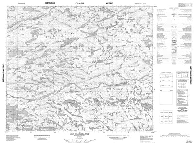 Lac Daureillant, QC (033J06 CanMatrix)
