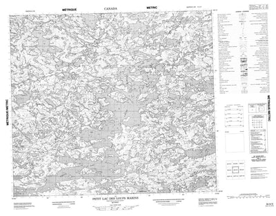 Petit Lac Des Loups Marins, QC (034A03 CanMatrix)