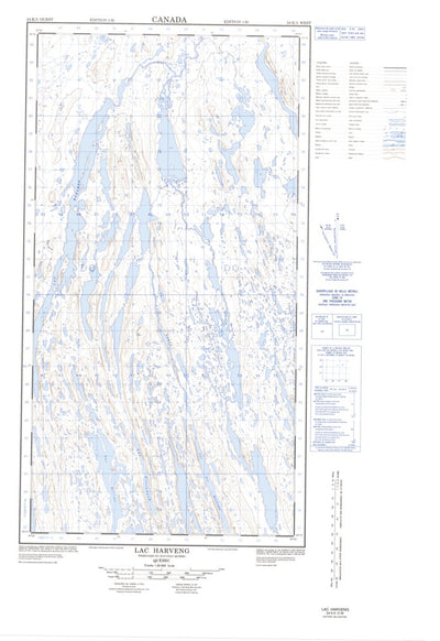 Lac Harveng West, QC (024K05 CanMatrix)