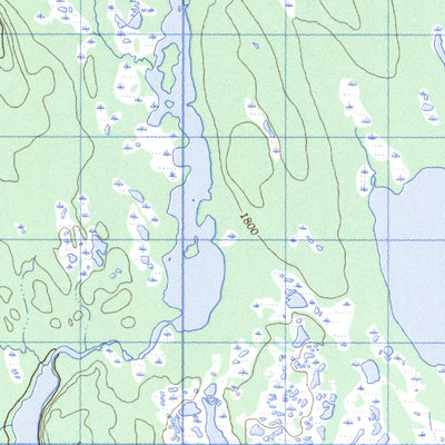 Lac À L'Eau Claire West, NL (023A12 CanMatrix)