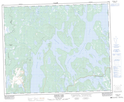 Wabush Lake, NL (023G02 CanMatrix)