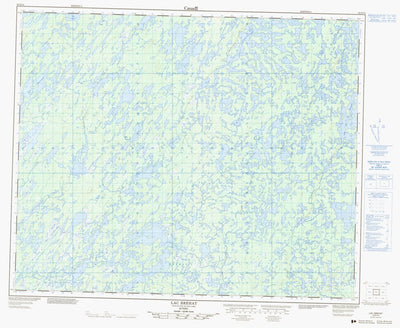 Lac Bréhat, QC (023D10 CanMatrix)