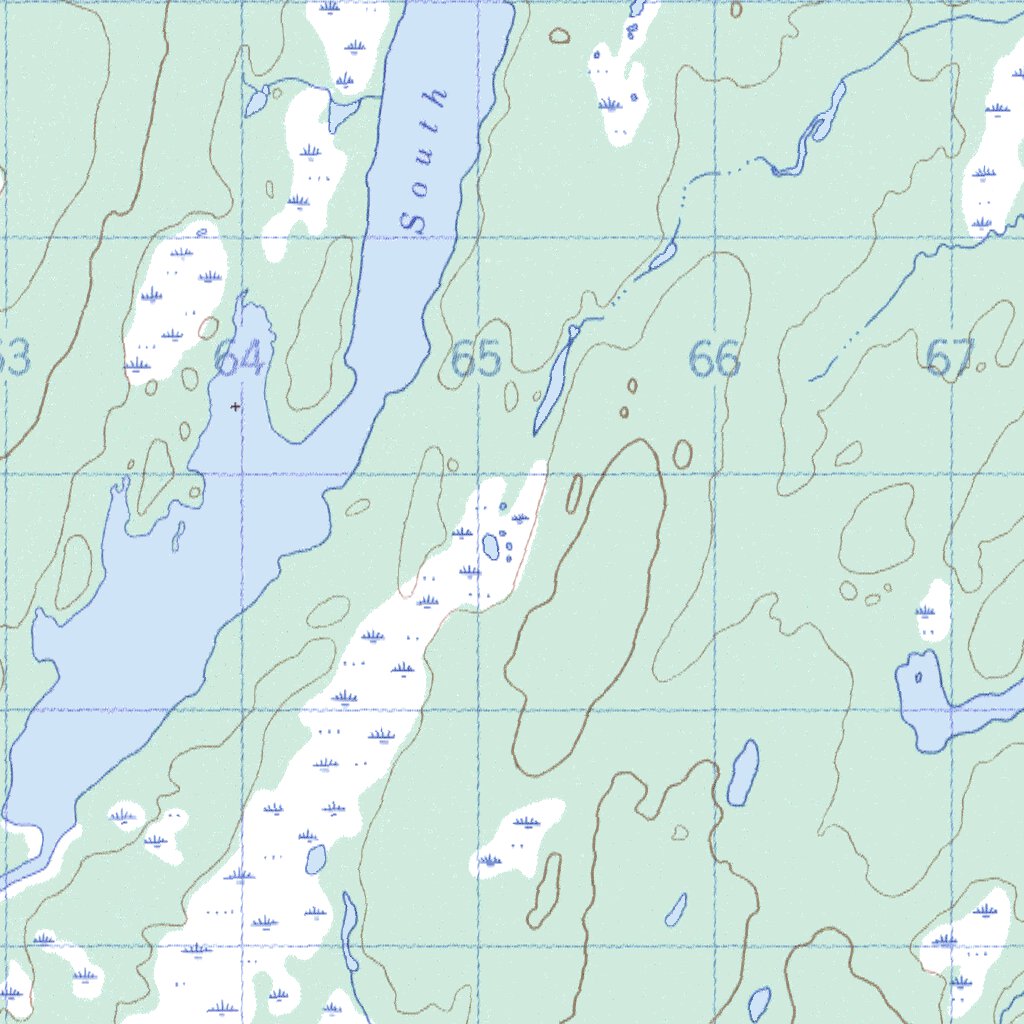 Gander River, NL (002E02 CanMatrix) Map by Natural Resources Canada ...