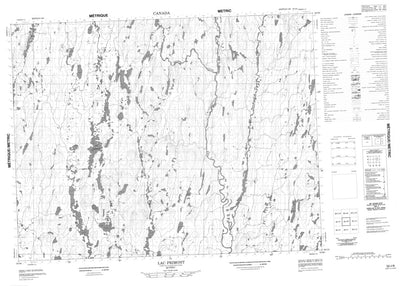 Lac Primont, QC (032I08 CanMatrix)