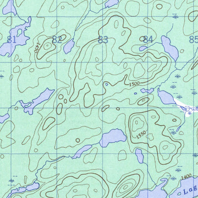 Lac Lagacé, QC (032B14 CanMatrix)