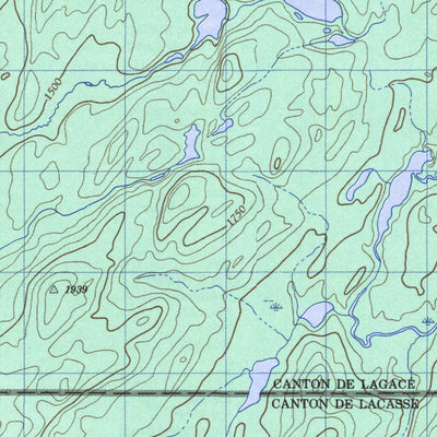 Lac Lagacé, QC (032B14 CanMatrix)
