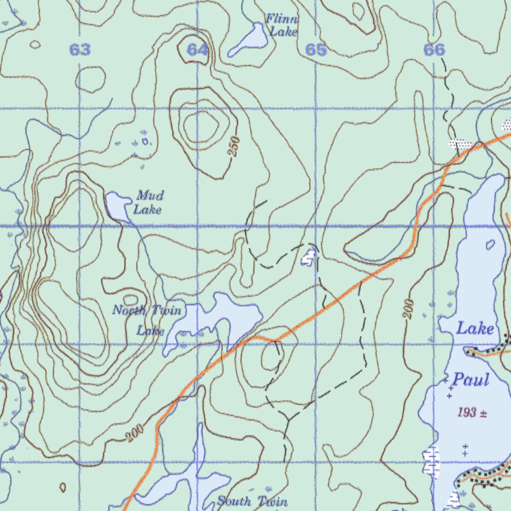 Gaspereau Lake, NS (021A15 CanMatrix) Map by Natural Resources Canada