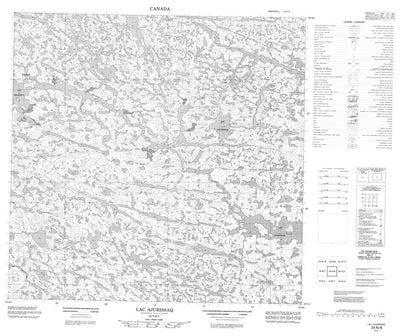 Lac Ajurissaq, QC (034N08 CanMatrix)