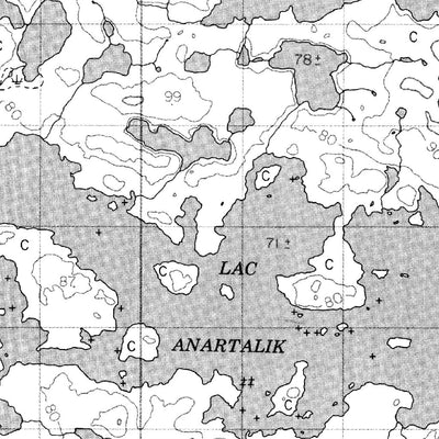 Lac Ajurissaq, QC (034N08 CanMatrix)