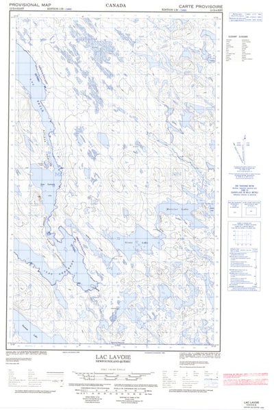 Lac Lavoie East, NL (013D04 CanMatrix)