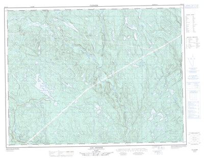 Lac Dionne, QC (022G12 CanMatrix)