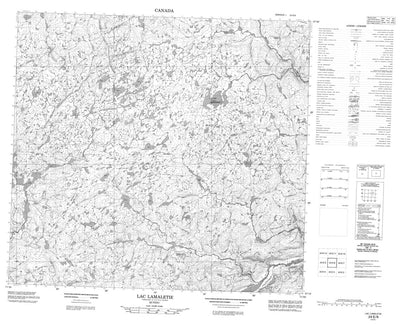 Lac Lamaletie, QC (024E06 CanMatrix)