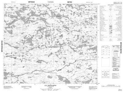 Lac Destrampes, QC (033J03 CanMatrix)