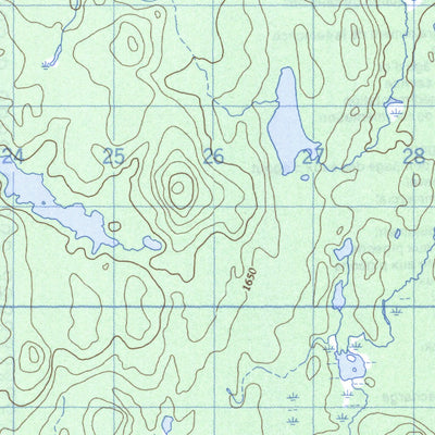 Lac Claverie, QC (032I06 CanMatrix)