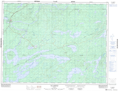 Lac Opawica, QC (032G12 CanMatrix)