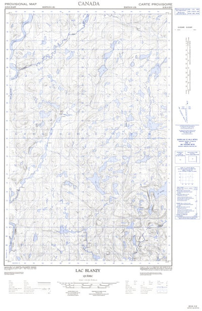 Lac Blanzy East, QC (022K06 CanMatrix)