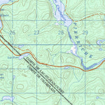 Lac De La Fourche, QC (032A03 CanMatrix)