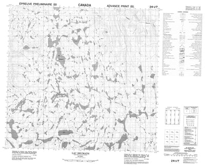 Lac Brumath, QC (024I07 CanMatrix)