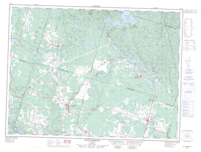 Saint-Ambroise, QC (022D11 CanMatrix)