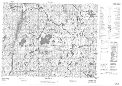 Lac À Paul, QC (022E15 CanMatrix)