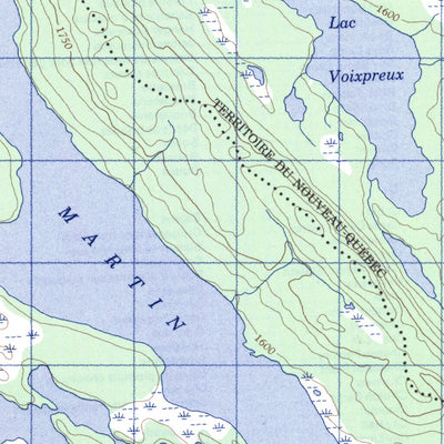 Hollinger Lake, NL (023J16 CanMatrix)