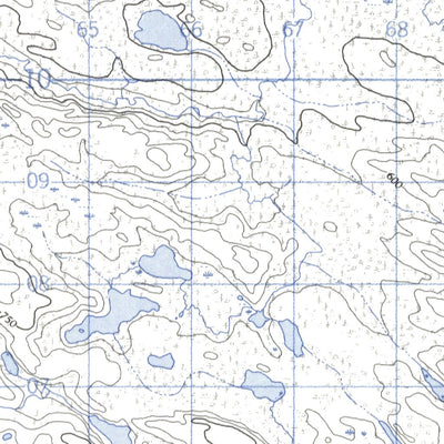 Lacs Adam East, QC (033N03 CanMatrix)