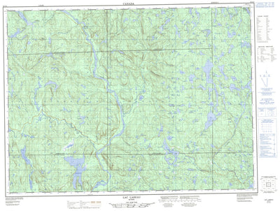 Lac Lareau, QC (032A04 CanMatrix)