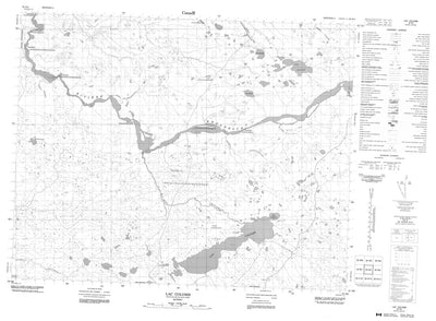 Lac Colomb, QC (032N04 CanMatrix)
