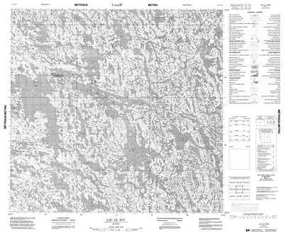 Lac Le Roy, QC (034J11 CanMatrix)