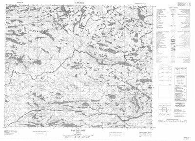 Lac Dullos, QC (033B13 CanMatrix)