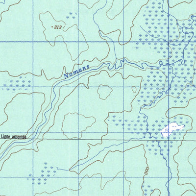 Lac Au Goéland, QC (032F15 CanMatrix)