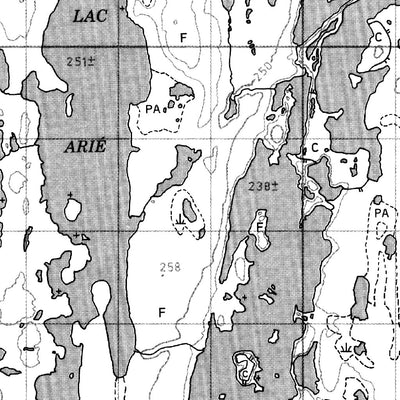 Lac Arié, QC (024G12 CanMatrix)