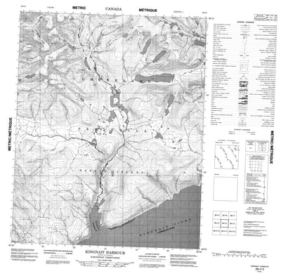 Kingnait Harbour, NU (026I03 CanMatrix)