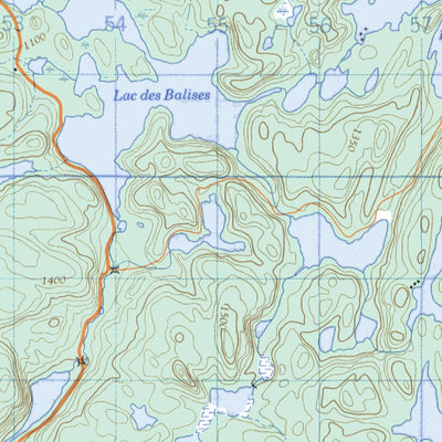 Lac Miquelon, QC (022F09 CanMatrix)