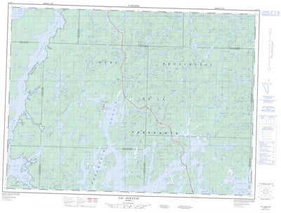 Lac Anwatan, QC (031N11 CanMatrix)