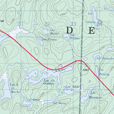 Lac Anwatan, QC (031N11 CanMatrix)