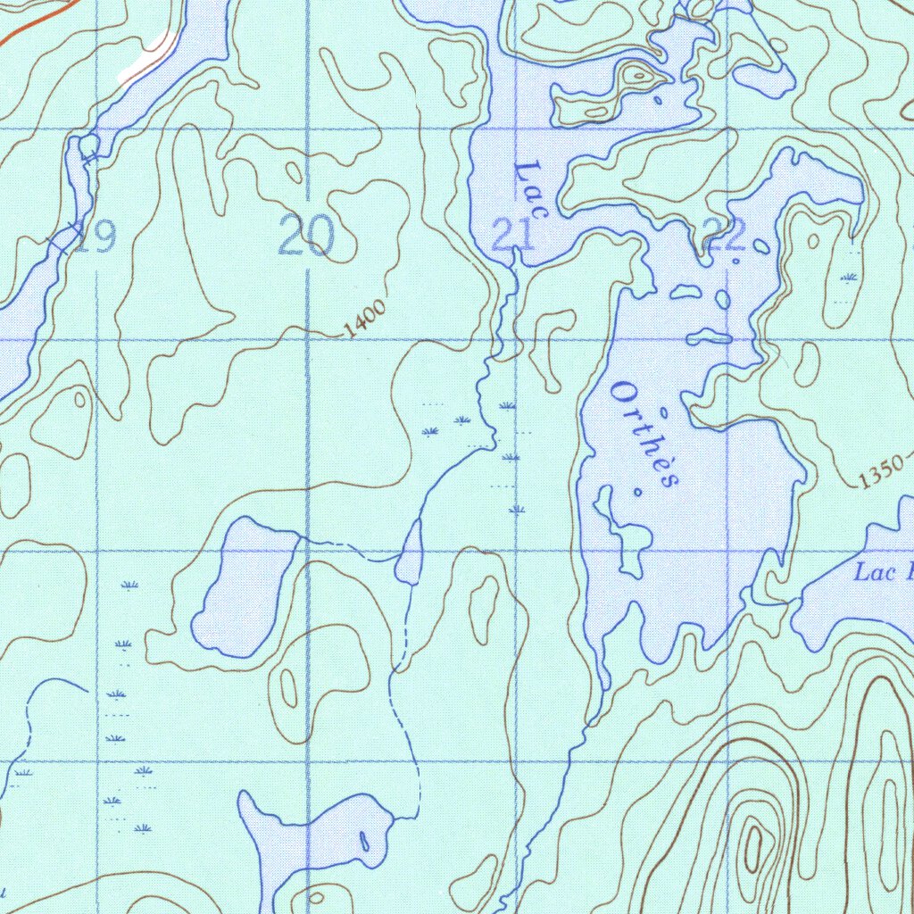 Lac Adonis, QC (031O07 CanMatrix) Map by Natural Resources Canada ...