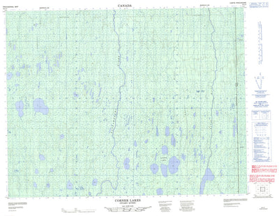 Corner Lakes, ON (032L05 CanMatrix)