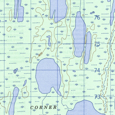 Corner Lakes, ON (032L05 CanMatrix)