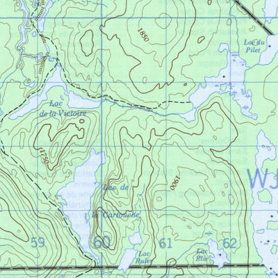 Lac Déziel, QC (032B09 CanMatrix)