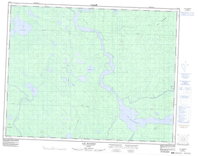 Lac Maurice, QC (032K05 CanMatrix)