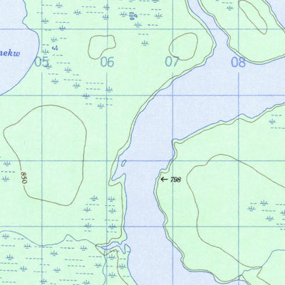 Lac Maurice, QC (032K05 CanMatrix)